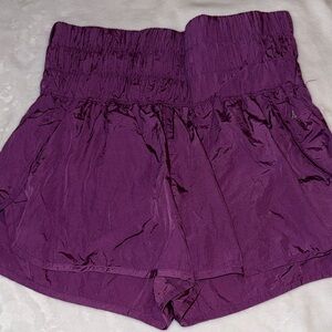 FP Movement by Free People High Waist Purple Shorts